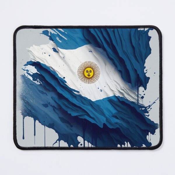 Item preview, Argentina flag splash art designed and sold by Dr-Kane.