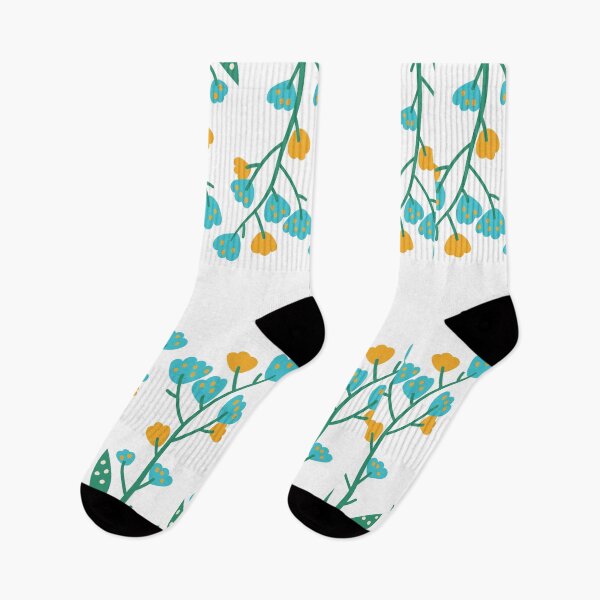 Item preview, Delicate flowers yelow blue white designed and sold by Gonçalo  Camara.