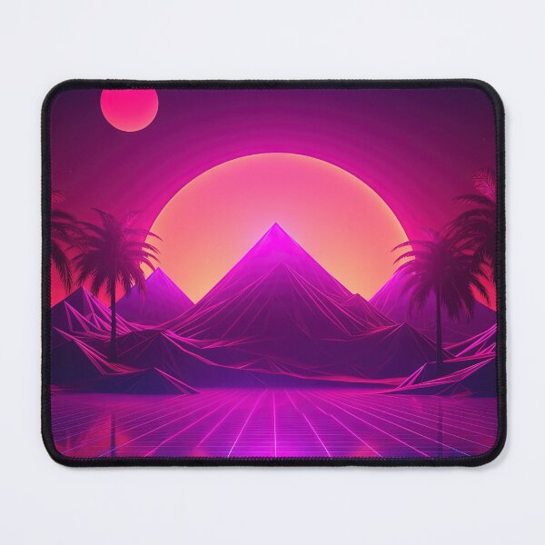 Item preview, Neon Sunset Oasis: Synthwave Vibes in Paradise designed and sold by Mullet Monkey.