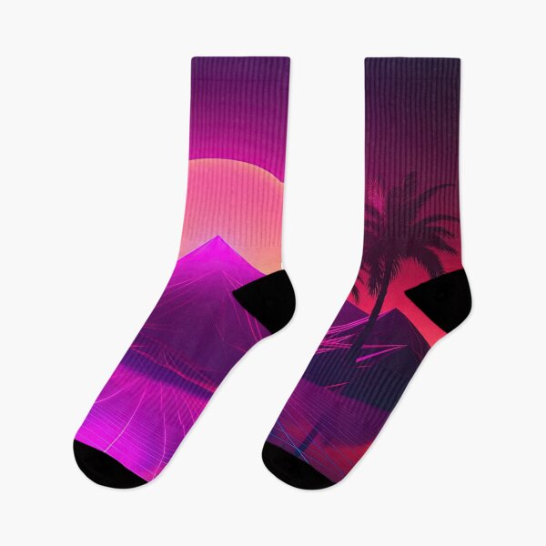Item preview, Neon Sunset Oasis: Synthwave Vibes in Paradise designed and sold by Mullet Monkey.