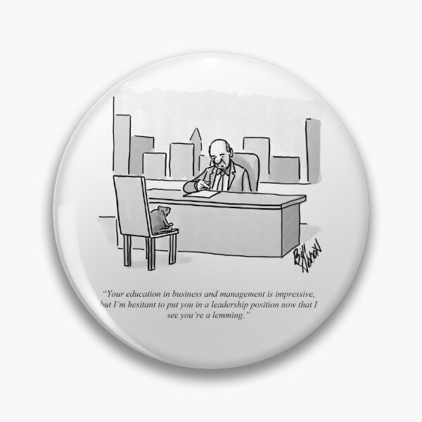 Item preview, Classic Lemming Interview Cartoon designed and sold by abbottoons.