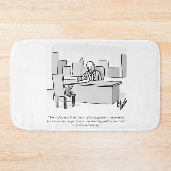 Item preview, Classic Lemming Interview Cartoon designed and sold by abbottoons.