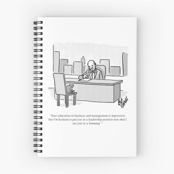 Item preview, Classic Lemming Interview Cartoon designed and sold by abbottoons.