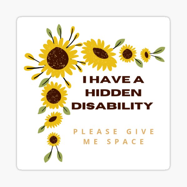 Item preview, Hidden Disability: Space designed and sold by EmberlyDawn.
