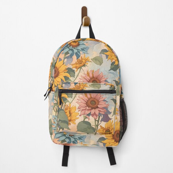 Item preview, Postal Watercolor Sunflower Floral Pattern 2 designed and sold by Rae-SunshineArt.