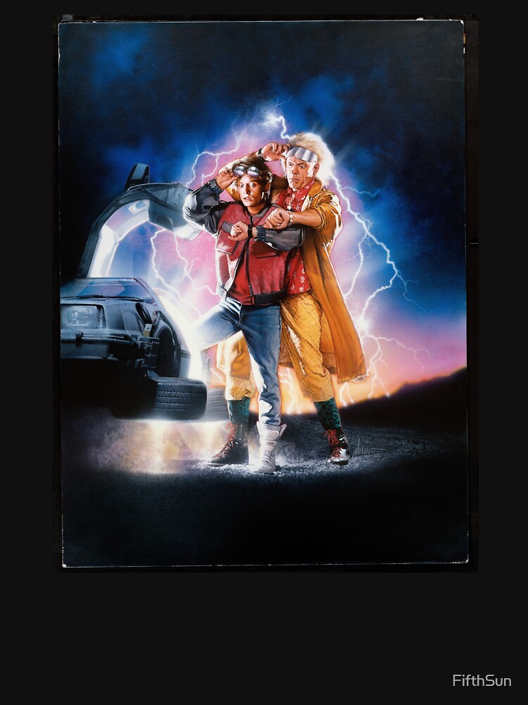 Back To The Future Doc Brown And Marty Time Travel Poster | Essential  T-Shirt