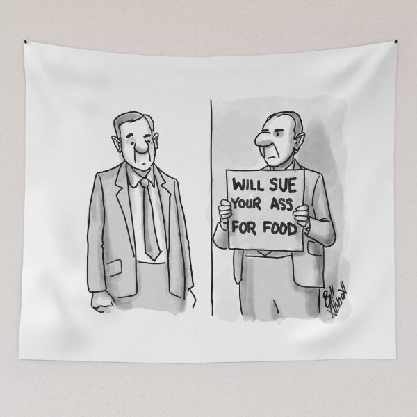 Item preview, Classic Homeless Lawyer Cartoon designed and sold by abbottoons.