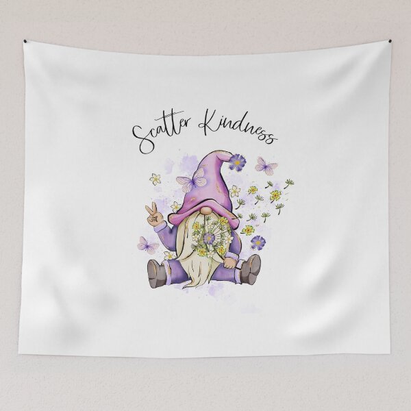 Item preview, Dandelion gnome Scatter kindness designed and sold by Strictly McCracken.