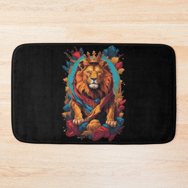 Item preview, lion king happy background black colorful designed and sold by zoughlal.