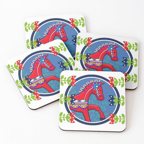Item preview, Horse Traditional Folk Pattern designed and sold by RitaFancy.