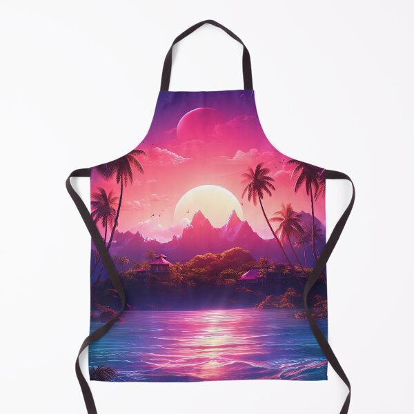 Item preview, Palm Tree Sunsets: A Synthwave Journey to Paradise designed and sold by Mullet Monkey.