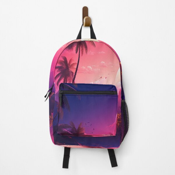 Item preview, Palm Tree Sunsets: A Synthwave Journey to Paradise designed and sold by Mullet Monkey.
