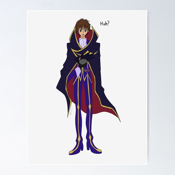 Code Geass Zero Lelouch Japanese Anime Series Poster – My Hot Posters