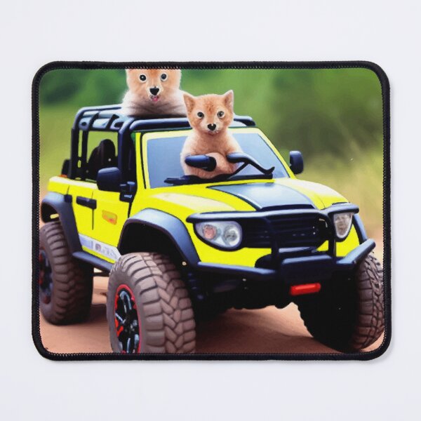 Item preview, Reckless animals drive an off road vehicle designed and sold by MarcoDesigner78.