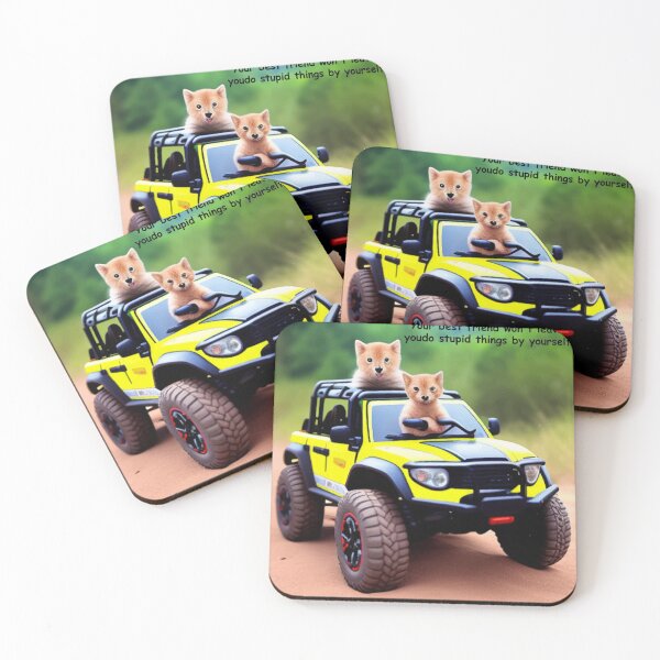 Item preview, Reckless animals drive an off road vehicle designed and sold by MarcoDesigner78.