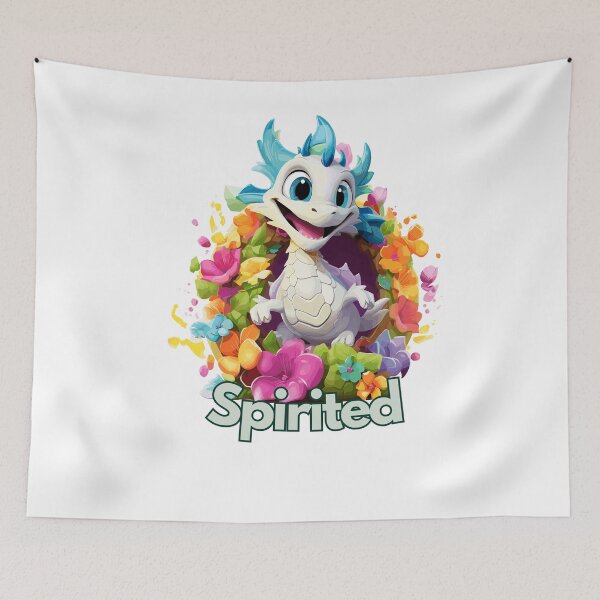 Item preview, Spirited Dragon designed and sold by CozyCanvasCrew.