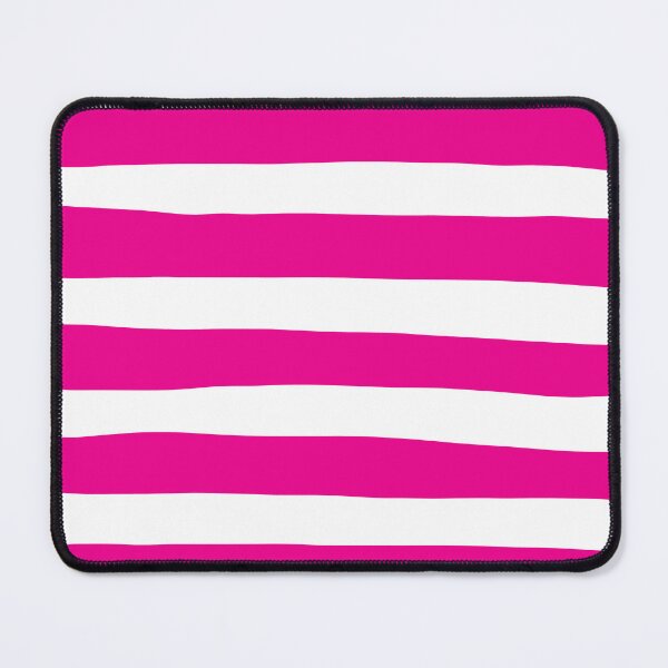 Item preview, Uneven Stripes in Magenta and White designed and sold by LAEC-Shop.