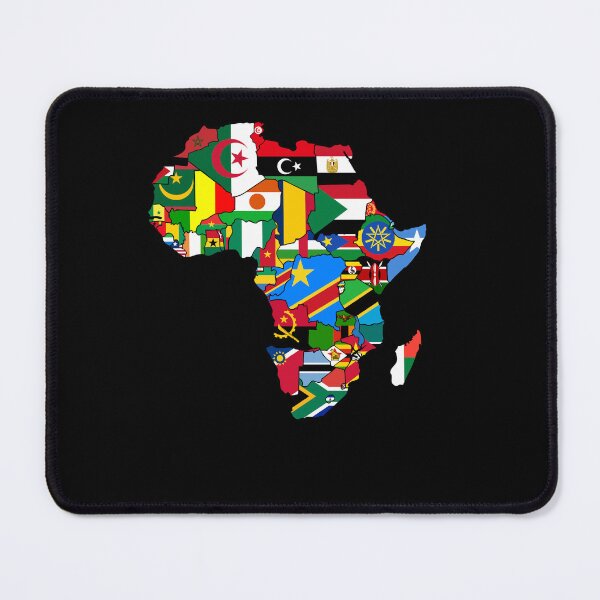 Item preview, Africa Continent Map with Country Corresponding Flags | African Pride designed and sold by d247.