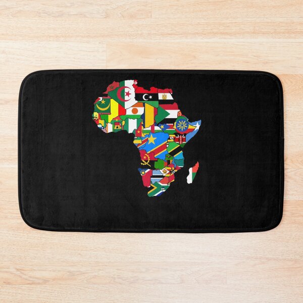 Item preview, Africa Continent Map with Country Corresponding Flags | African Pride designed and sold by d247.