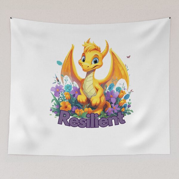 Item preview, Resilient Dragon designed and sold by CozyCanvasCrew.