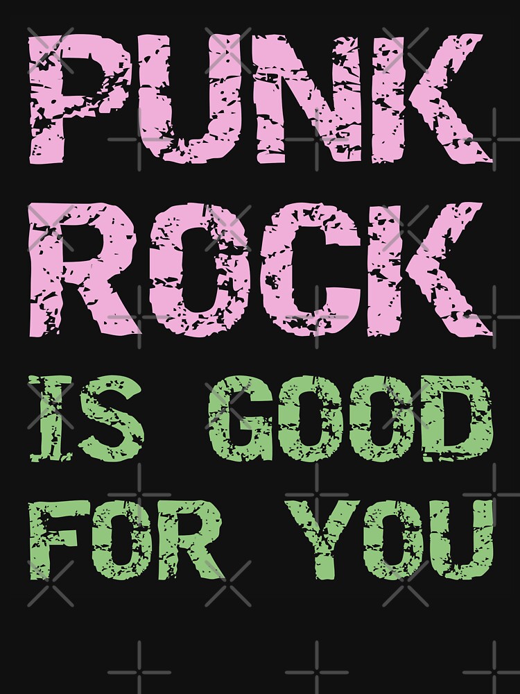  Punk Rock Forever - design for old school punk rocker Premium T- Shirt : Clothing, Shoes & Jewelry