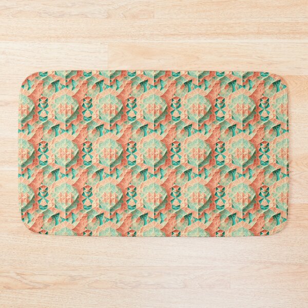 Item preview, Intricate Vibrant Blue and Pink Pattern  designed and sold by Theo-B.