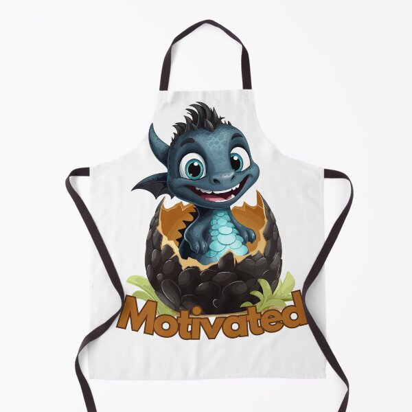 Aperçu de l'œuvre Motivated Dragon créée et vendue par CozyCanvasCrew.