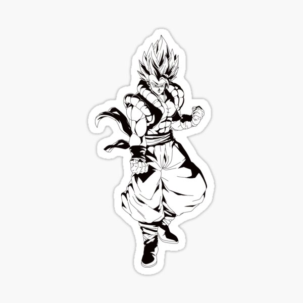 Gogeta SSJ5 (Tricking) Sticker by matthieu jouannet