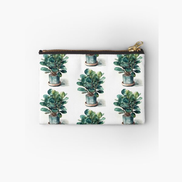 Item preview, Rustic potted rubber tree plant designed and sold by PaperieJennifer.