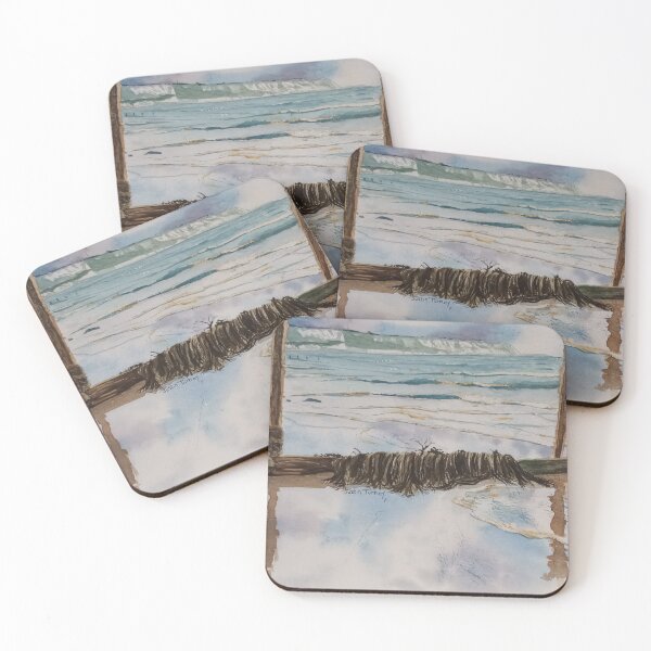 Item preview, Groyne on the Warren looking towards Dover designed and sold by Justin Turney Art.