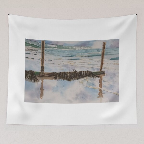 Item preview, Groyne on the Warren looking towards Dover designed and sold by Justin Turney Art.