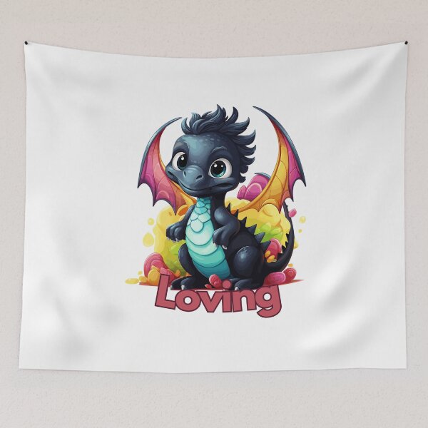 Item preview, Loving Dragon designed and sold by CozyCanvasCrew.