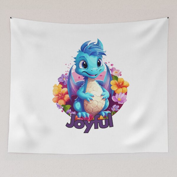 Item preview, Joyful Dragon designed and sold by CozyCanvasCrew.