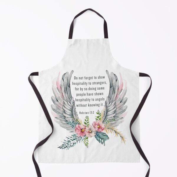 Item preview, Hebrews 13:2 - Do not forget to show hospitality to strangers, for by so doing some people have shown hospitality to angels without knowing it. designed and sold by FlutterByH.