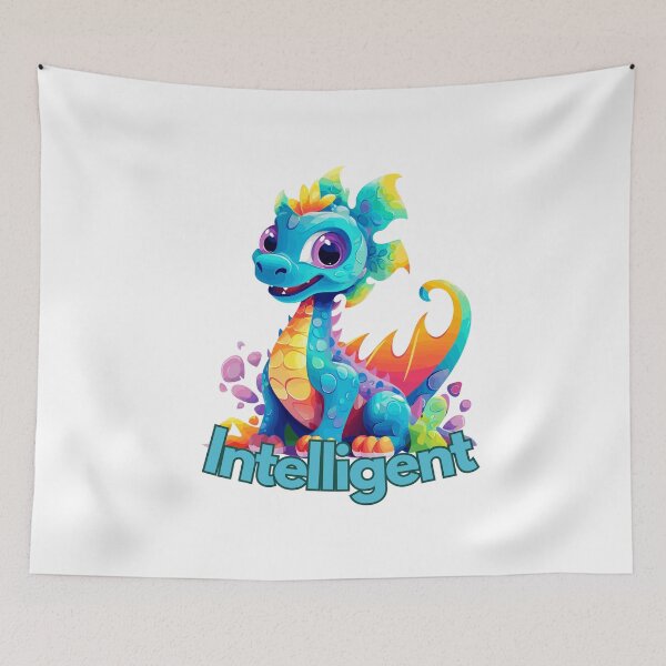 Item preview, Intelligent Dragon designed and sold by CozyCanvasCrew.