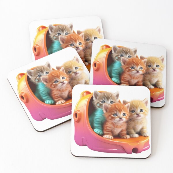 Item preview, 3D Cute Happy Baby Cats designed and sold by backham-design.