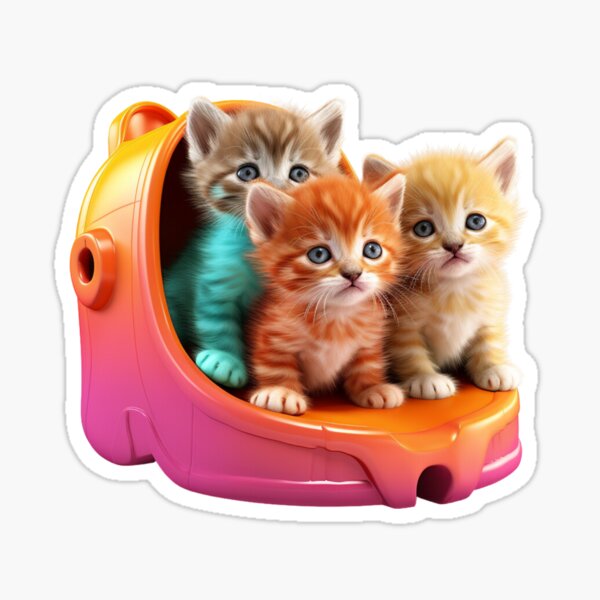 cute cat wearing coat Meditating Sticker for Sale by Plessmo