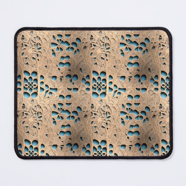 Item preview, Intricate Vibrant yellow and blue Pattern designed and sold by Theo-B.