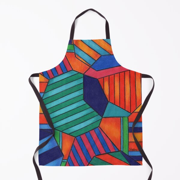 Item preview, 'Abstract Patchwork' by Helen V James. colourful geometric abstract artwork designed and sold by helenvjames.