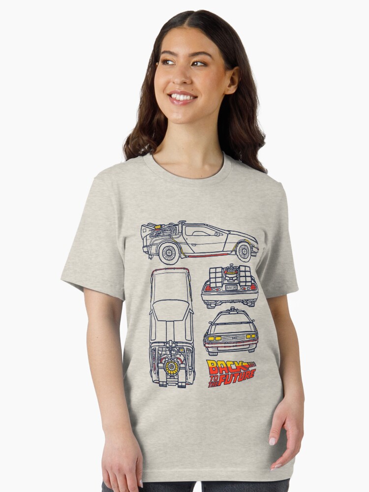 T Shirt Retour Vers Le Futur DMC DeLorean 
