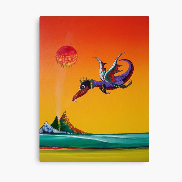 Ignatius the Fire Dragon Canvas Print