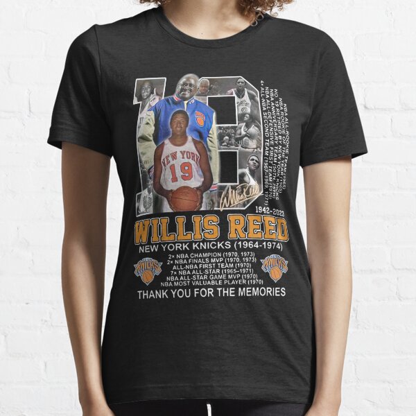 Willis Reed 1942 – 2023 New York Knicks, willis reed,willis reed 19,the  captain,basketball,champions Essential T-Shirt for Sale by StevenThomass