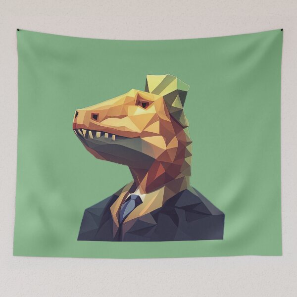 Item preview, Corporate Dino Head designed and sold by PolygonXYZ.