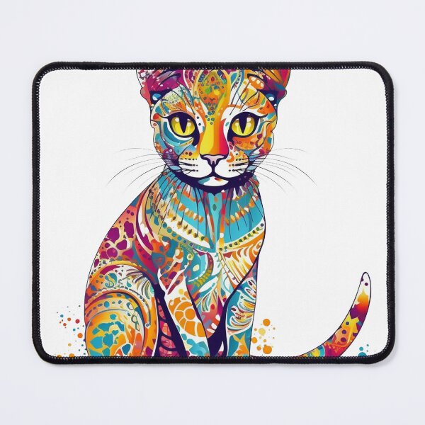 Item preview, off Your Feline Love with Ocicat Patterns Techwear – Cat Breed-Inspired AI-Designed Wrap designed and sold by DooodleGod.