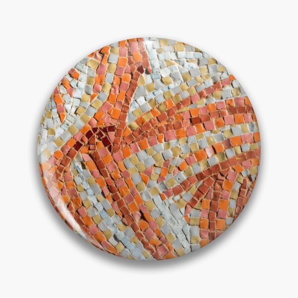 Item preview, Abstract Mosaic in Happy Orange Brown and Yellow Ribbons designed and sold by Georgia Mizuleva.