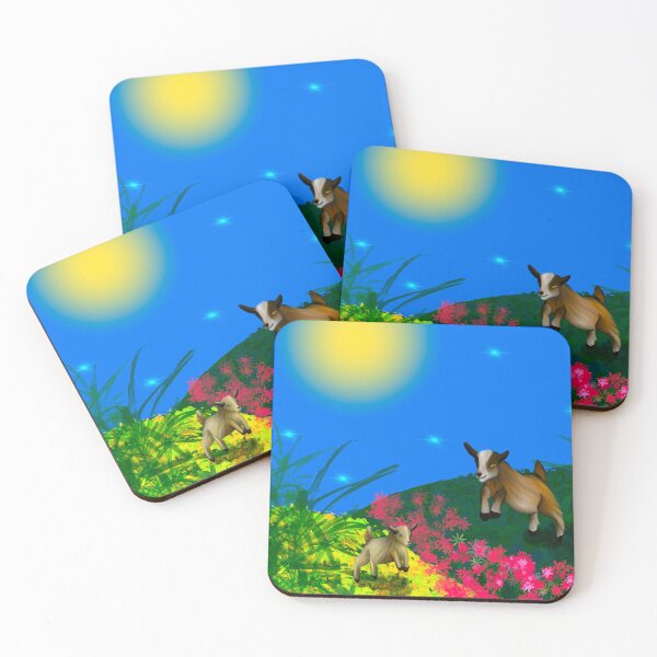 Item preview, Sweet Little Goats designed and sold by rebazeba.