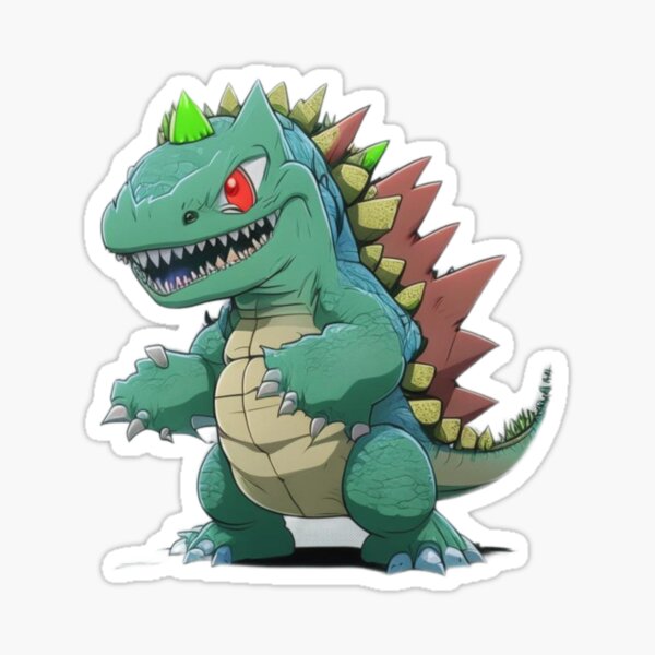 50 Monster Godzilla Anime Cartoon Graffiti Stickers Decorative