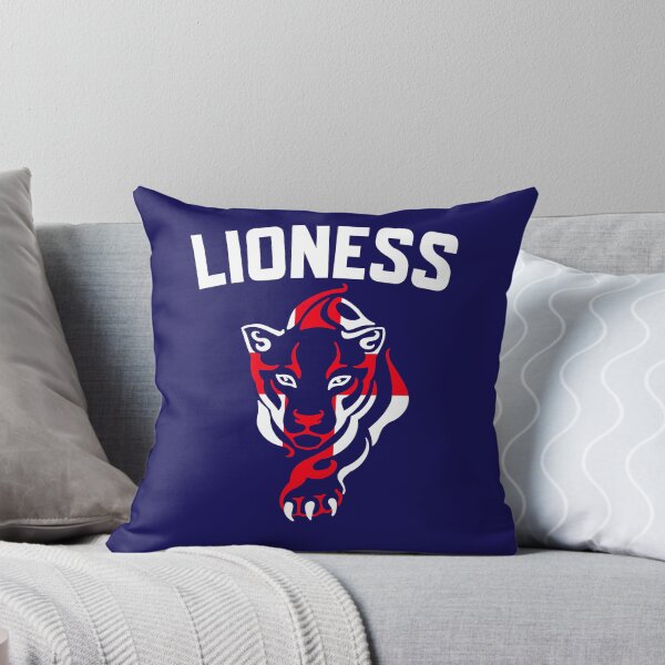 Aperçu de l'œuvre Lionne. Drapeau de l'Angleterre. Lionnes créée et vendue par HalfCat.