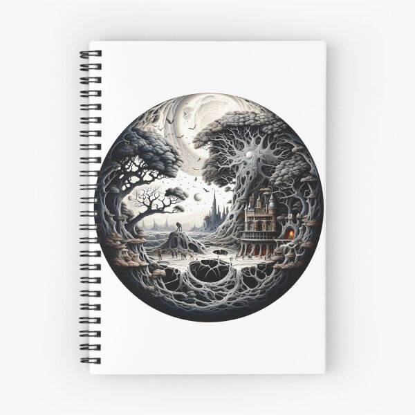 Item preview, Fantasy Zentangle Design in a Circle - Zentangle Tree Style Art designed and sold by AlanPhotoArt.