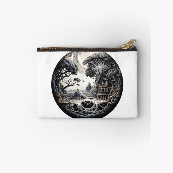Item preview, Fantasy Zentangle Design in a Circle - Zentangle Tree Style Art designed and sold by AlanPhotoArt.